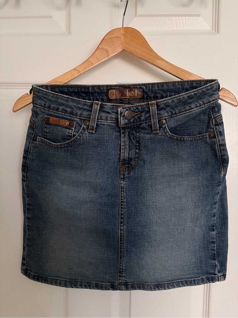 lei Denim Mini Skirt
